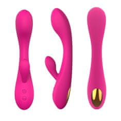 shumee Boom bunny vibrator z 9 načini vibriranja Red Rose