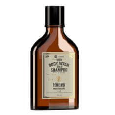 shumee Men Whisky gel za umivanje telesa in šampon za lase in brado 3v1 Honey 330ml