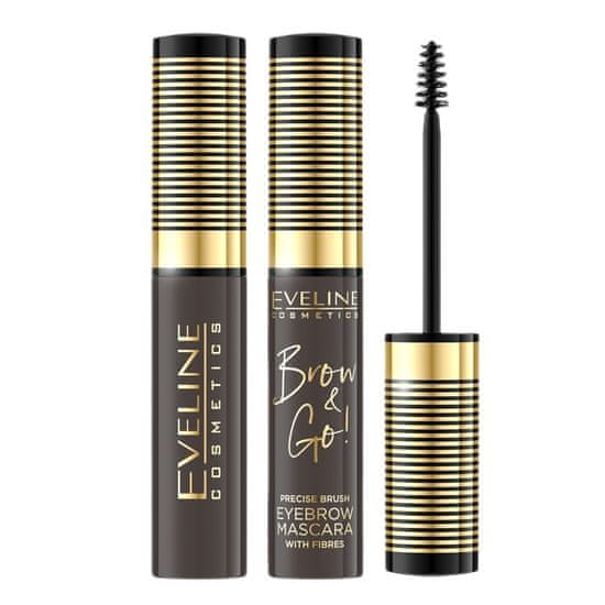 shumee Obrvi &amp; njega! maskara za obrvi z vlakni za zgoščevanje 02 Dark 6 ml