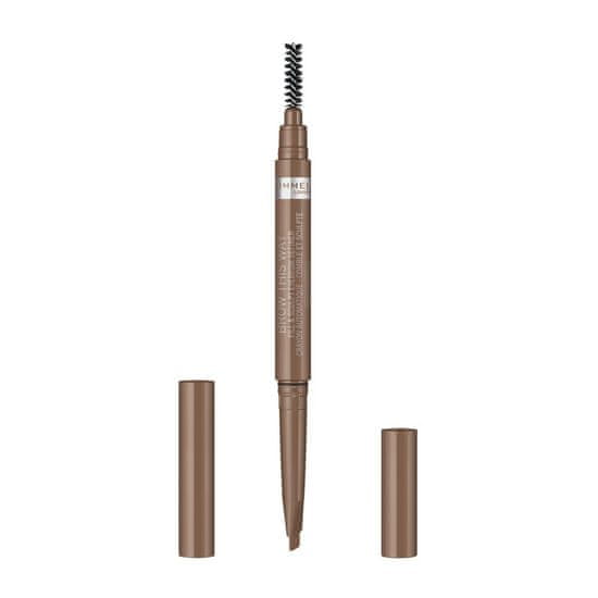 shumee Brow This Way Fill &amp; Sculpt avtomatski svinčnik za obrvi z vegansko formulo 001 Blonde 0,25 g