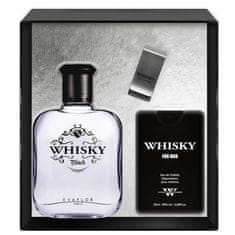 shumee Whisky Black set toaletna voda v spreju 100 ml + toaletna voda v pršilu 20 ml + sponka za bankovce