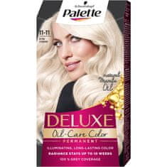 shumee Deluxe Oil-Care Colour obstojna barva za lase z mikroolji 11-11 Ultra Titanium Blonde