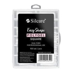 shumee Easy Shape Polygel kalupi za akrilni gel Clear Dual Square 100 kosov.