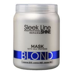 shumee Sleek Line Blond Mask svilena maska za blond lase za platinast odtenek 1000 ml