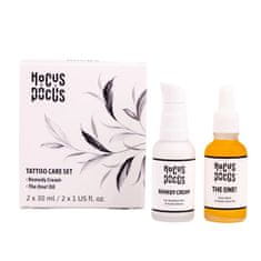 shumee Tattoo Care set pomirjujoča krema za tetovaže 30 ml + olje za nego tetovaž 30 ml