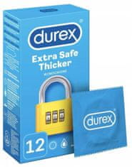 shumee Kondomi Durex Extra Safe 12 kos, debelejši, navlaženi