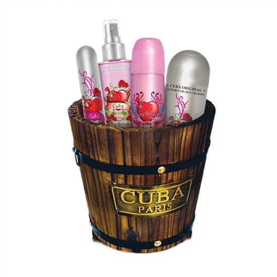 shumee Cuba Heartbreaker set parfumska voda v razpršilu 100 ml + parfumska voda v razpršilu 35 ml + deodorant v razpršilu 200 ml + meglica za telo 200 ml