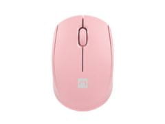 Miška Natec STORK/Office/Optical/1 600 DPI/Wireless USB/Pink