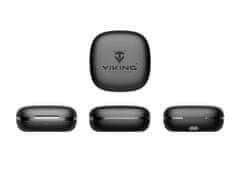 Brezžične slušalke Bluetooth Viking V49/BT/Wireless/Black