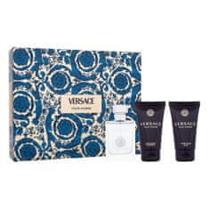 Versace Pour Homme SET2 Set toaletna voda 50 ml + gel za prhanje 50 ml + balzam po britju 50 ml za moške