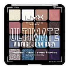 NYX Ultimate paletka senčil za oči 13.28 g Odtenek 02 vintage jean baby