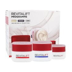 Loreal Paris Revitalift Set dnevna nega kože 50 ml + nočna nega kože 50 ml + krema za področje okoli oči 15 ml za ženske