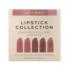 Revolution PRO Lipstick Collection Odtenek matte nudes Set šminka 3,2 g Naked + šminka 3,2 g Raw + šminka 3,2 g Real + šminka 3,2 g Protect + šminka 3,2 g Truth