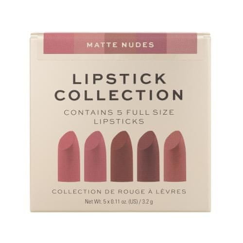 Revolution PRO Lipstick Collection Odtenek matte nudes Set šminka 3,2 g Naked + šminka 3,2 g Raw + šminka 3,2 g Real + šminka 3,2 g Protect + šminka 3,2 g Truth