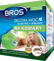 BROS BROS Green Power electro + 10 kartuš za komarje