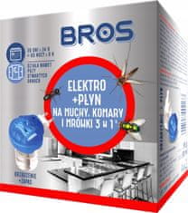 BROS BROS Elektro plus tekočina za muhe, komarje in mravlje