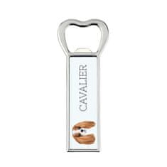 Artdog Cavalier King Charles Spaniel - bottle opener with a picture and inscription for beer by Art-Dog