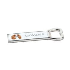 Artdog Cavalier King Charles Spaniel - bottle opener with a picture and inscription for beer by Art-Dog