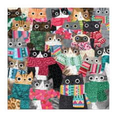 Galison Winter Cats Puzzle 500 kosov