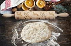 Artdog Bavarian Mountain Hound - rolling pin with a dog, decorating cookies with a rolling pin in patterns, a gift for the ceramicist of the Art-Dog brand