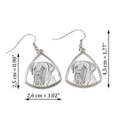 Artdog Boerboel, South African Mastiff - dog earrings, hanging earrings with a picture, personalized jewelry with Art-Dog brand print