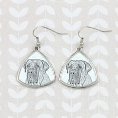 Artdog Boerboel, South African Mastiff - dog earrings, hanging earrings with a picture, personalized jewelry with Art-Dog brand print