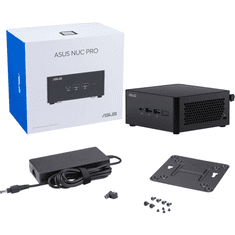 ASUS Mini-PC NUC 14 Pro KIT Core Ultra 7 155H, DDR5, NVMe, 2.5 GbE, Wi-Fi 6E / BT5.3, USB3.2 Gen2