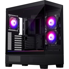 PHANTEKS XT View TEMPERED GLASS D-RGB E-ATX črno ohišje