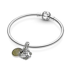 Pandora Srebrn obesek Disney Beauty and the Beast 799014C01