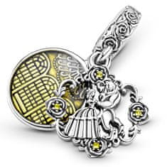 Pandora Srebrn obesek Disney Beauty and the Beast 799014C01