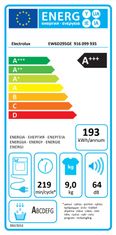 Electrolux EW6D295GE sušilni stroj, 9 kg