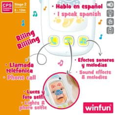 Winfun Igrača telefon Winfun Bela 9 x 15,5 x 3,8 cm (6 kosov)