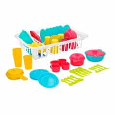 Colorbaby Set Otroškega Jedilnega Pribora Colorbaby Igrača Odcejalnik 35 Kosi (15 kosov)