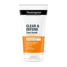 Neutrogena Gladilni piling Clear & Defend (Face Scrub) 150 ml