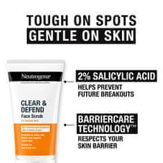 Neutrogena Gladilni piling Clear & Defend (Face Scrub) 150 ml