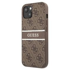 Guess Guess 4G Printed Stripe - Ohišje za iPhone 13 Mini (rjavo)