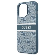 Guess Guess 4G Printed Stripe - Ohišje za iPhone 13 Pro (modro)