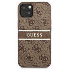 Guess Guess 4G Printed Stripe - Ohišje za iPhone 13 Mini (rjavo)