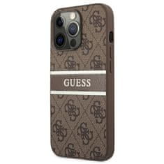 Guess Guess 4G Printed Stripe - Ohišje za iPhone 13 Pro Max (rjavo)