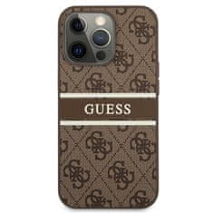 Guess Guess 4G Printed Stripe - Ohišje za iPhone 13 Pro Max (rjavo)