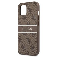 Guess Guess 4G Printed Stripe - Ohišje za iPhone 13 Mini (rjavo)