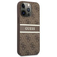 Guess Guess 4G Printed Stripe - Ohišje za iPhone 13 Pro Max (rjavo)