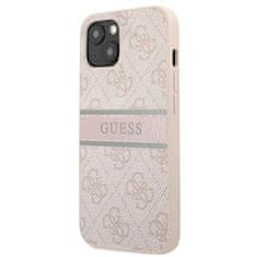 Guess Guess 4G Printed Stripe - Ohišje za iPhone 13 Mini (roza)