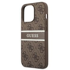 Guess Guess 4G Printed Stripe - Ohišje za iPhone 13 Pro Max (rjavo)