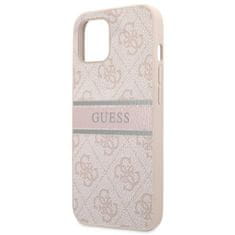 Guess Guess 4G Printed Stripe - Ohišje za iPhone 13 Mini (roza)