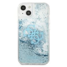 Guess Guess Liquid Glitter 4G Big Logo - etui za iPhone 13 mini (modri)