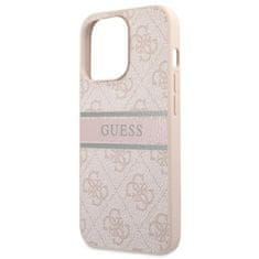 Guess Guess 4G Printed Stripe - Ohišje za iPhone 13 Pro (roza)