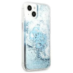 Guess Guess Liquid Glitter 4G Big Logo - etui za iPhone 13 mini (modri)