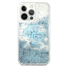 Guess Guess Liquid Glitter 4G Big Logo - Ohišje za iPhone 13 Pro (modro)