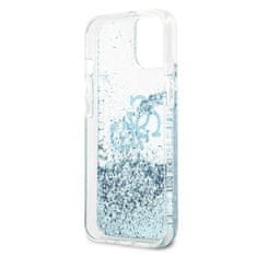 Guess Guess Liquid Glitter 4G Big Logo - etui za iPhone 13 mini (modri)